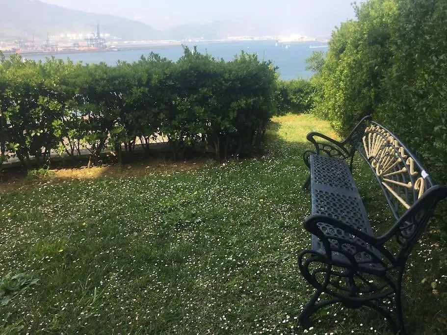 Flat With 160 M Of Garden, Sea Views Bilbao-Getxo 아파트